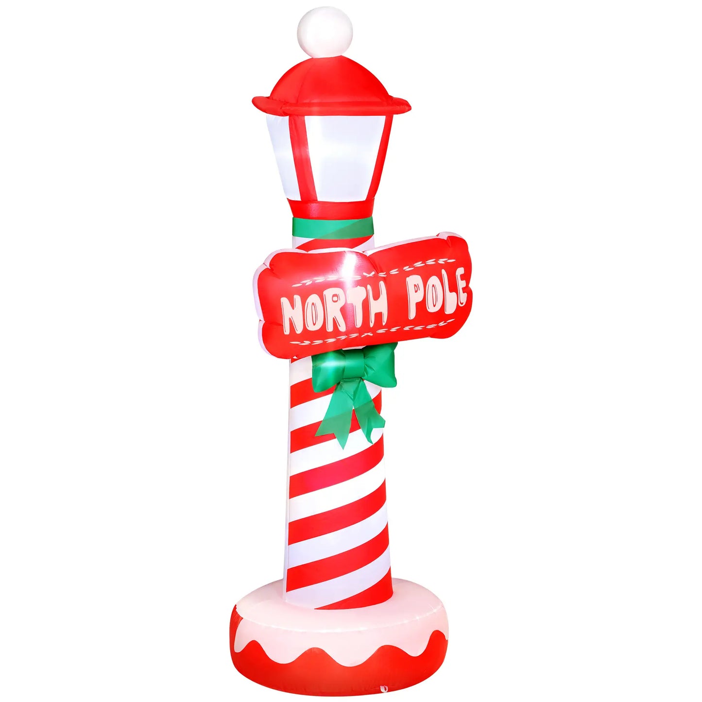 6FT Inflatable Lighthouse Christmas Decoration With LED Lights Christmas Inflatables at Gallery Canada