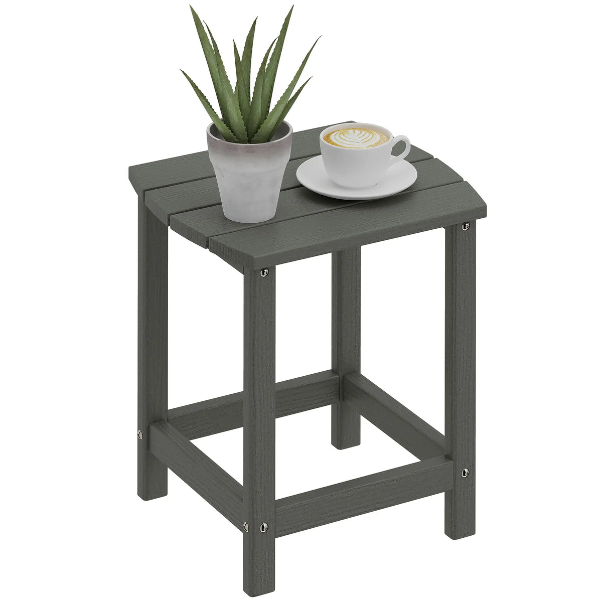 Outdoor Side Table, Patio End Table, Grey Patio Side Tables at Gallery Canada