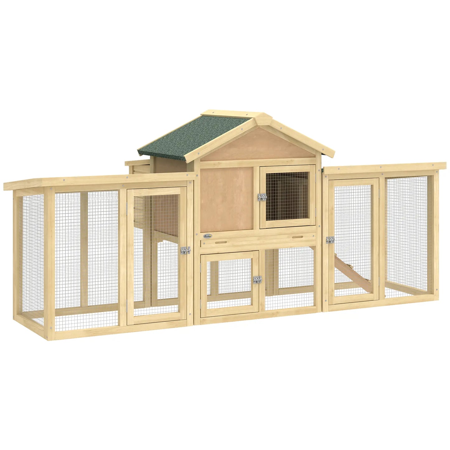 Wooden Chicken Coop, Large Rabbit Hutch, Nesting Box, Run, Ramp, Drawer Chicken Coops at Gallery Canada