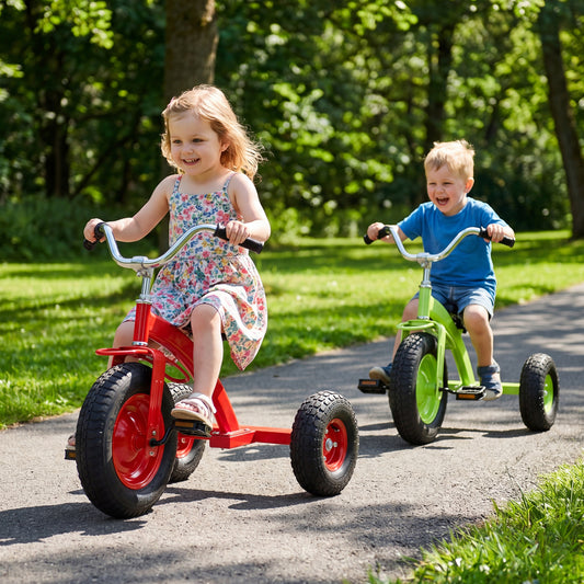 Kids Carbon Steel Bike with 15 Inch Inflatable Rubber Tires, Red Kids Bike Red at Gallery Canada