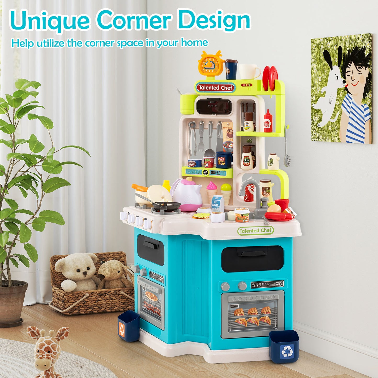 Kids Kitchen Playset, Blue Baby & Kids at Gallery Canada