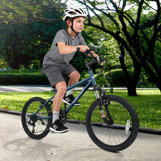 Kids Mountain Bike, 20 Inch, Child Bicycle For Boys Girls, Navy Kids Bike Navy at Gallery Canada