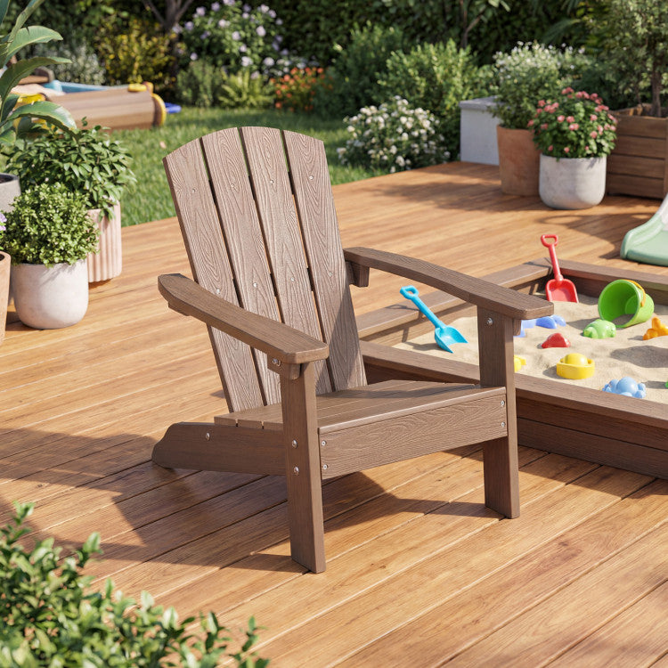 Kids Sandbox With Cover, Seats, 2 Adirondack Chairs, Brown Toddler & Kids Furniture at Gallery Canada