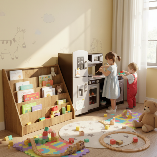 Kids Toy Storage & Pretend Play Kitchen Bundle Play Kitchen Sets Options at Gallery Canada
