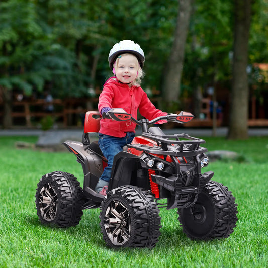 Kids Ride-On Car, 12V 10AH ATV, Battery Powered, 1.8-5 mph, Red Electric Toy Cars Red at Gallery Canada