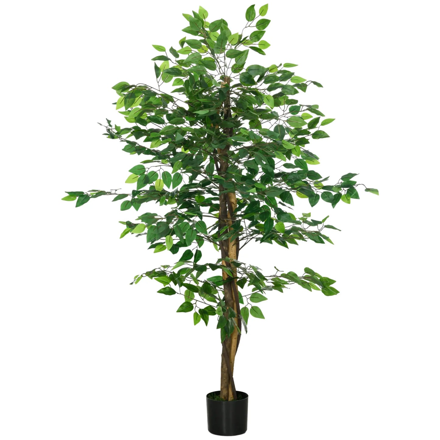 5ft Artificial Ficus Tree, Indoor Fake Plant With Pot Artificial Trees at Gallery Canada