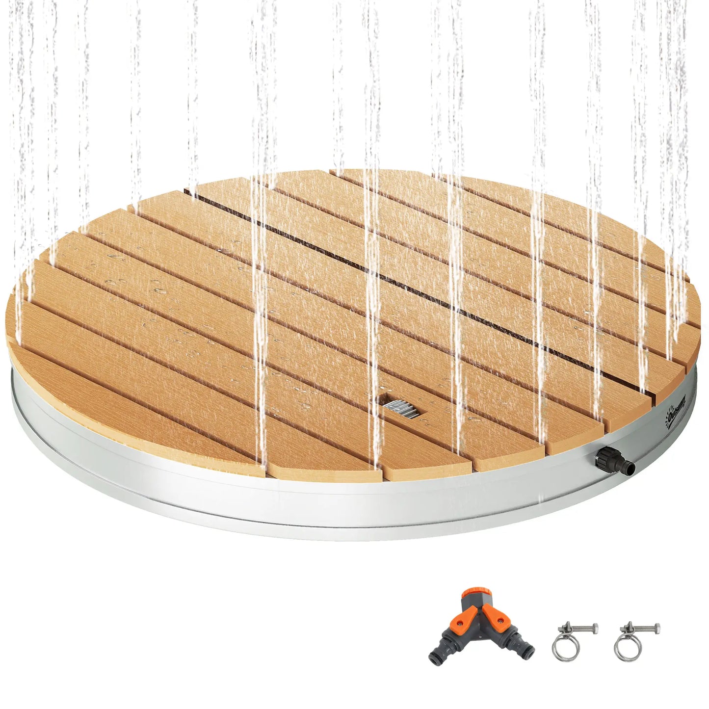 Foot Control Outdoor Shower Kit, Portable Camping Shower, Adjustable Aluminum Camping Toilets at Gallery Canada