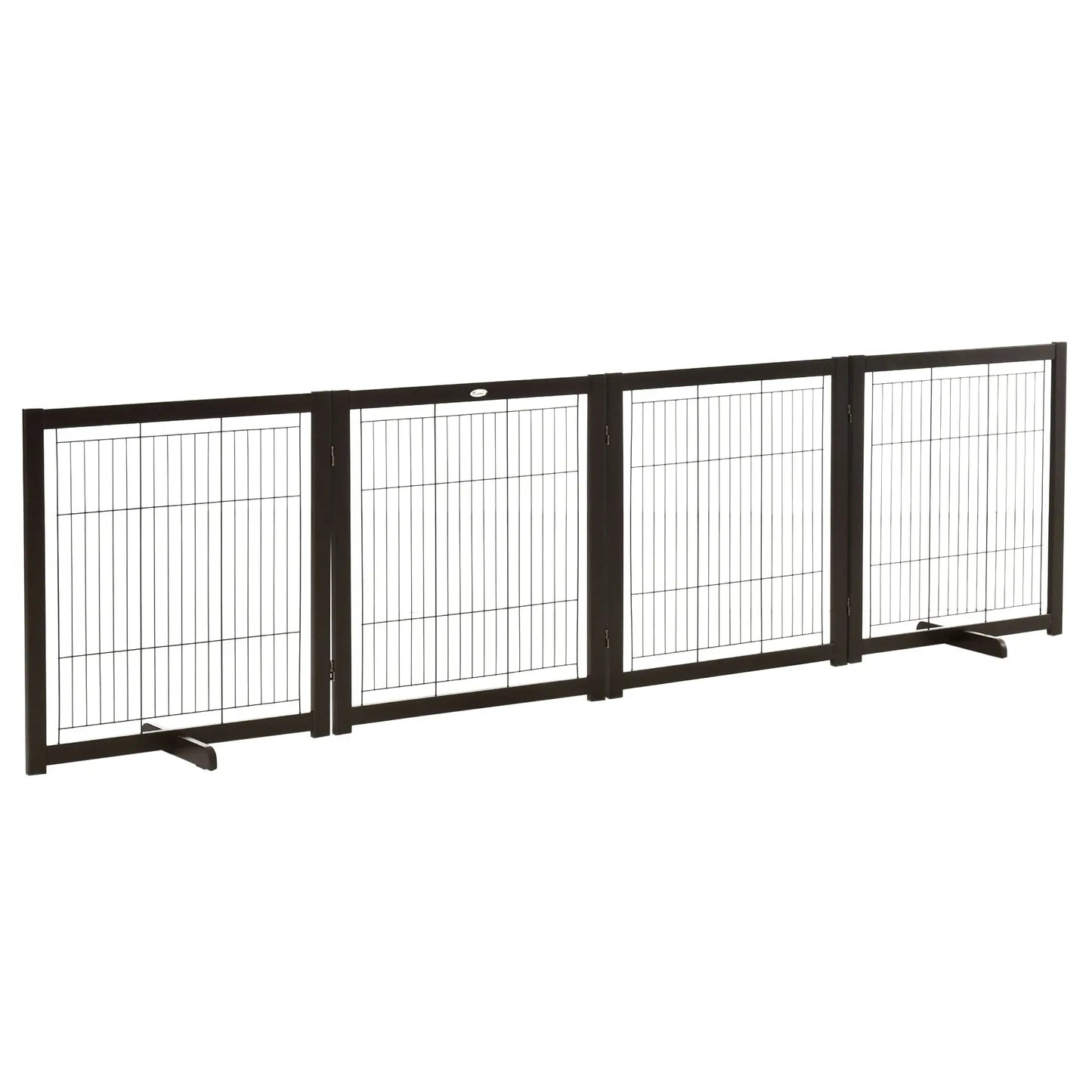 Wooden Dog Gate, 4 Panel, Foldable Pet Fence, For Small & Medium Dogs Houses, Kennels & Pens at Gallery Canada