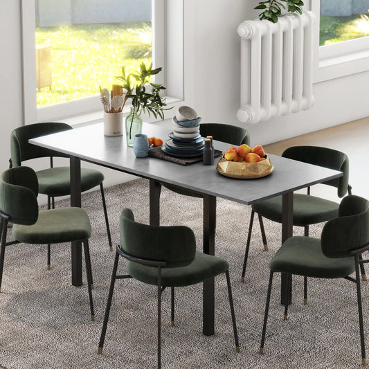 Extending Kitchen Table For Six, Drop Leaf, Dark Grey Bar Tables & Dining Tables Dark Grey at Gallery Canada