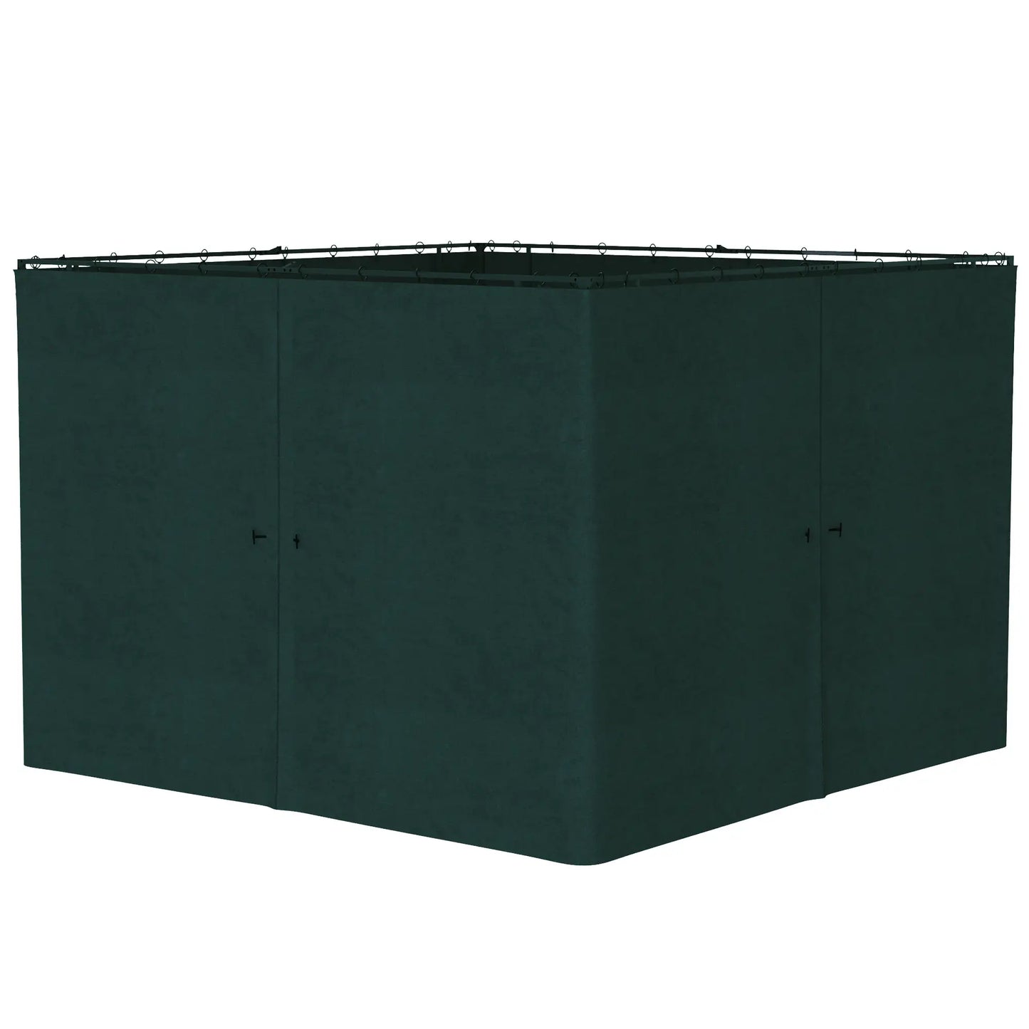 10' x 10' Gazebo Sidewall Set, 4 Panels, Hooks Included, Slate Grey Gazebo Sidewalls at Gallery Canada