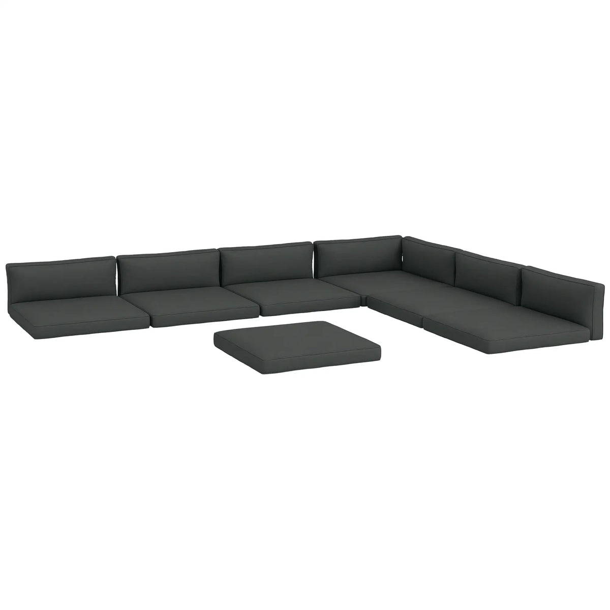 Replacement Cushions For Rattan Furniture 14 Piece, Grey Patio Chair Cushions at Gallery Canada