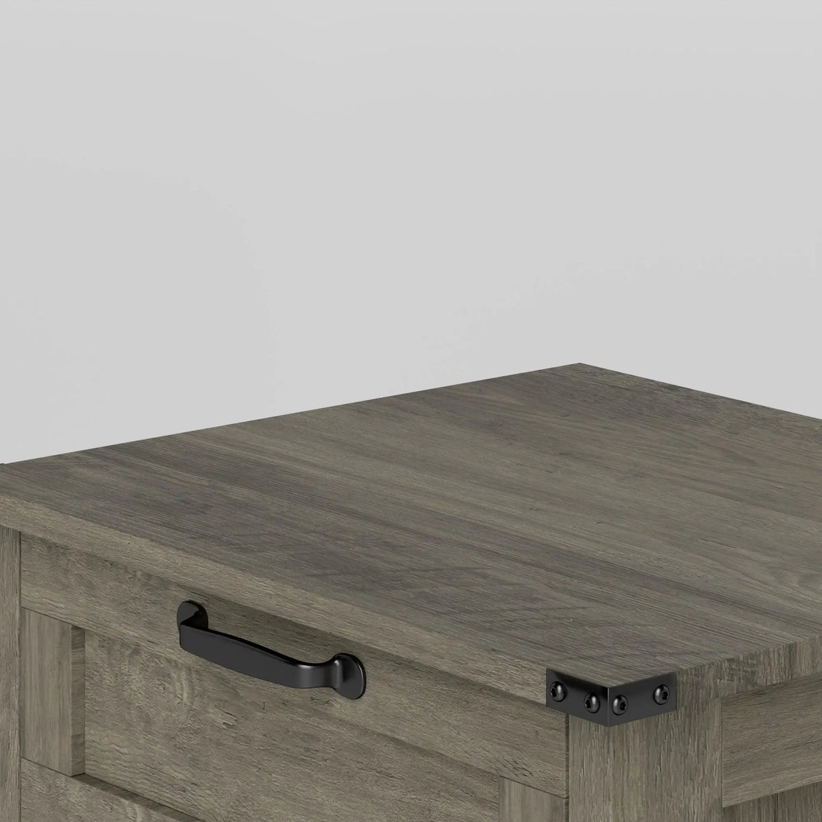 Vertical 3-Drawer Filing Cabinet, Rustic Farmhouse, A4, Letter Size, Grey Wash Office Cabinets & Cupboards at Gallery Canada
