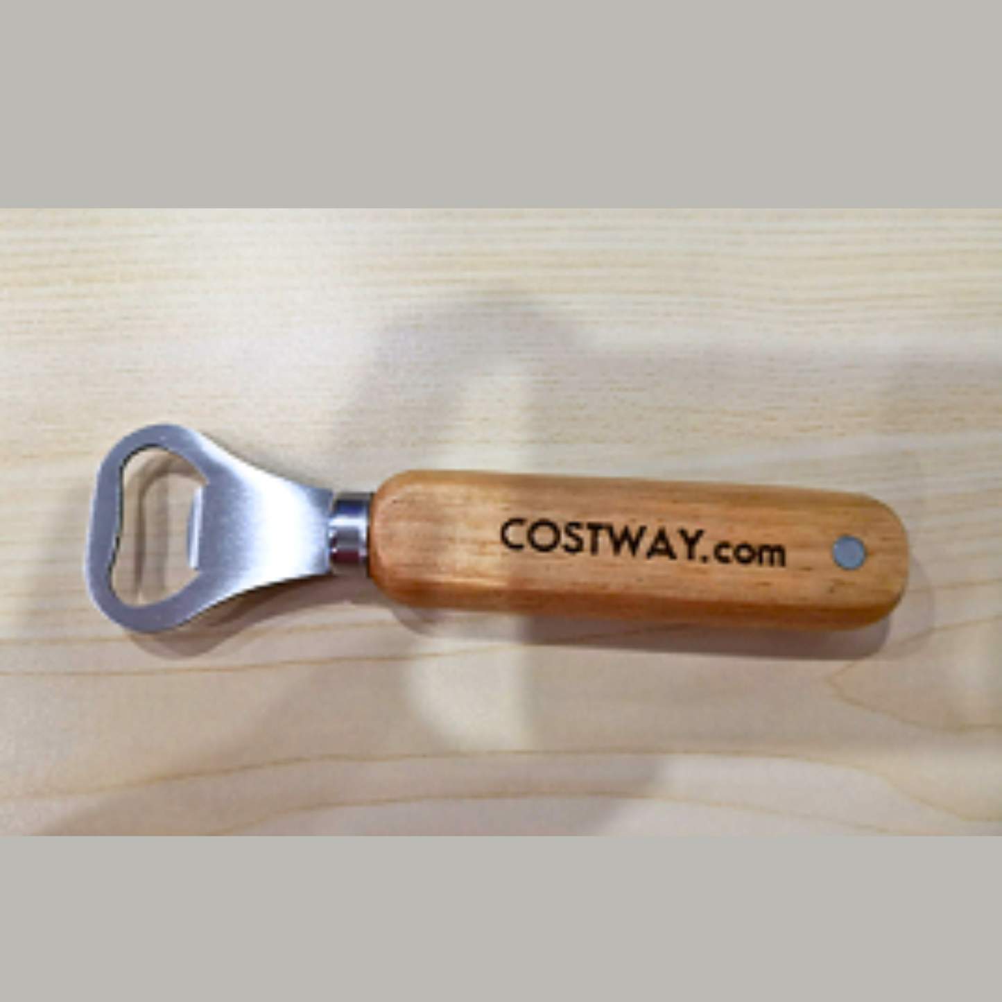 Magnetic Bottle Opener with Rubberwood Handle Kitchen at Gallery Canada