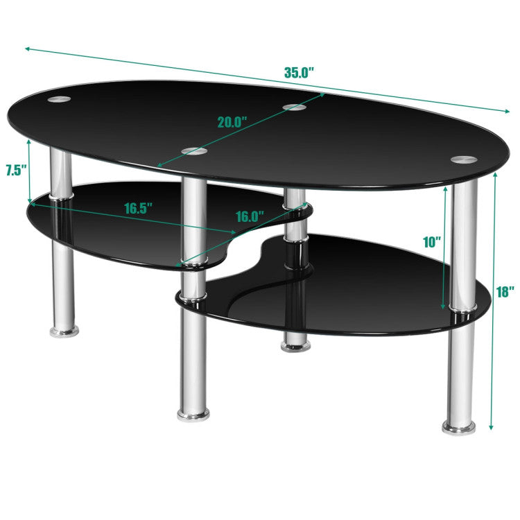 Modern Accent Chair, Tempered Glass Oval Side Coffee Table Set Living Room at Gallery Canada