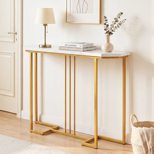Modern Console Table Narrow Entryway Table, White Console Tables White at Gallery Canada