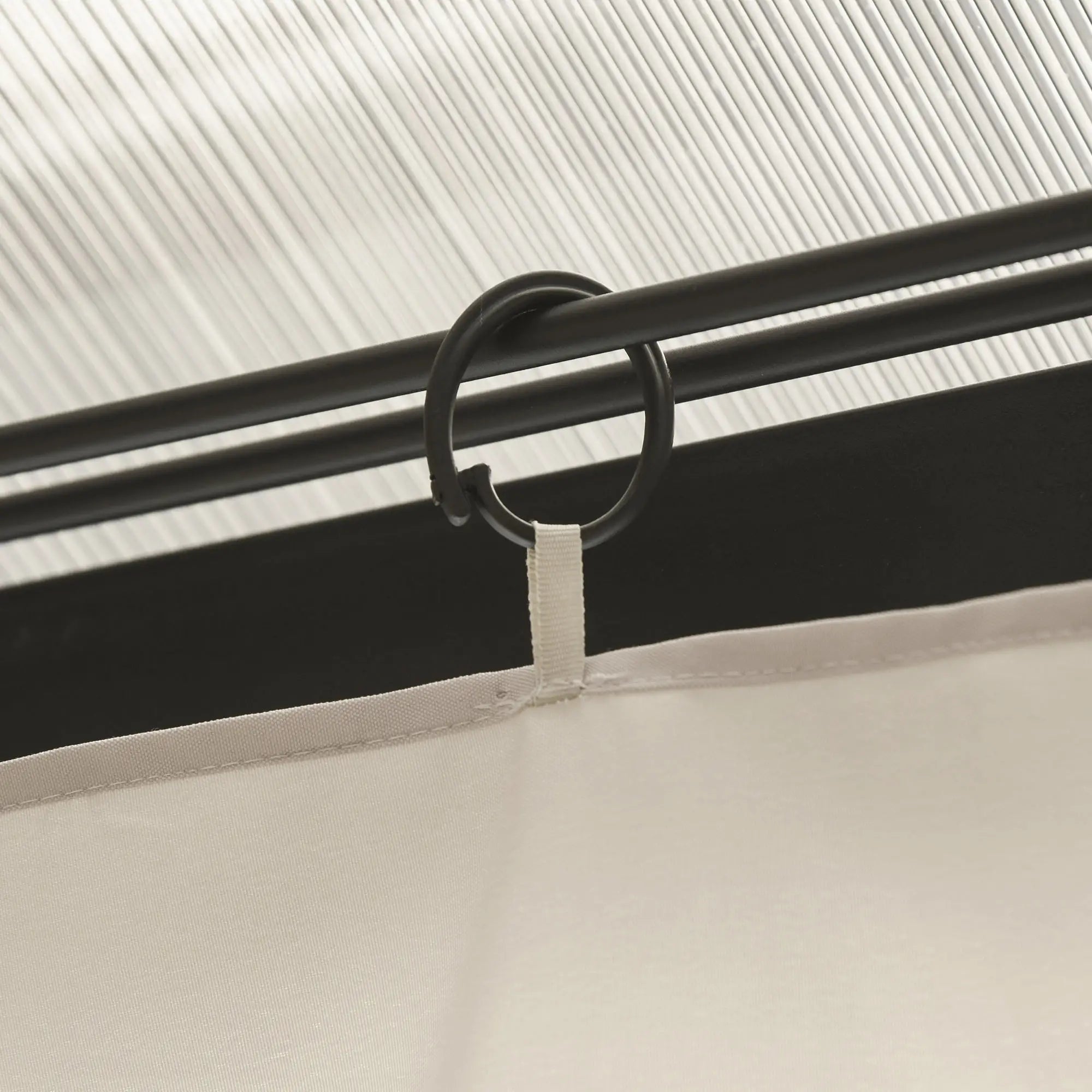 10' x 10' Gazebo Sidewall Set, 4 Panels, Hooks Included, Beige Gazebo Sidewalls at Gallery Canada