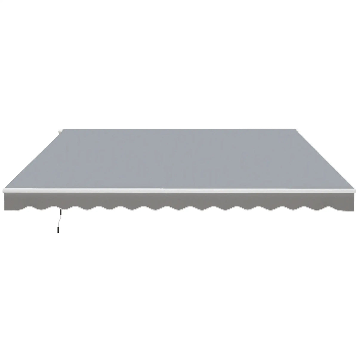 12' X 10' Retractable Patio Awning, Grey Deck Awnings at Gallery Canada