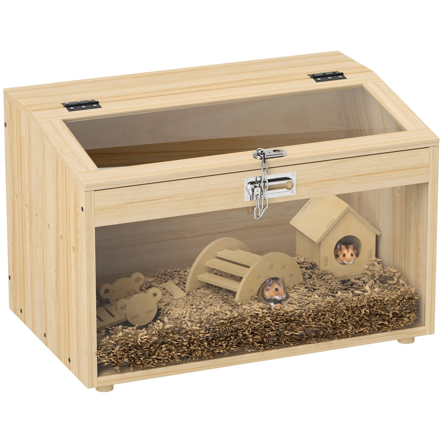 22"L Hamster Cage, Openable Top, Acrylic Windows, Small Animal Cage Hamster Cages at Gallery Canada