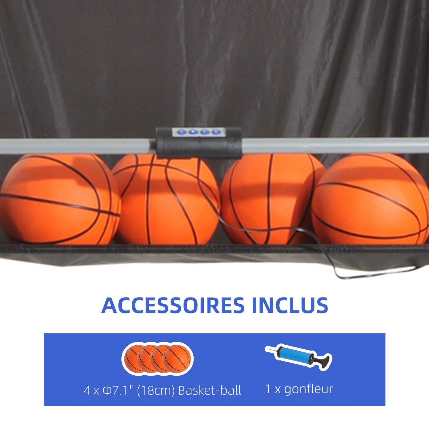 Double Shots Arcade Basketball System Foldable Two Player Basketball at Gallery Canada