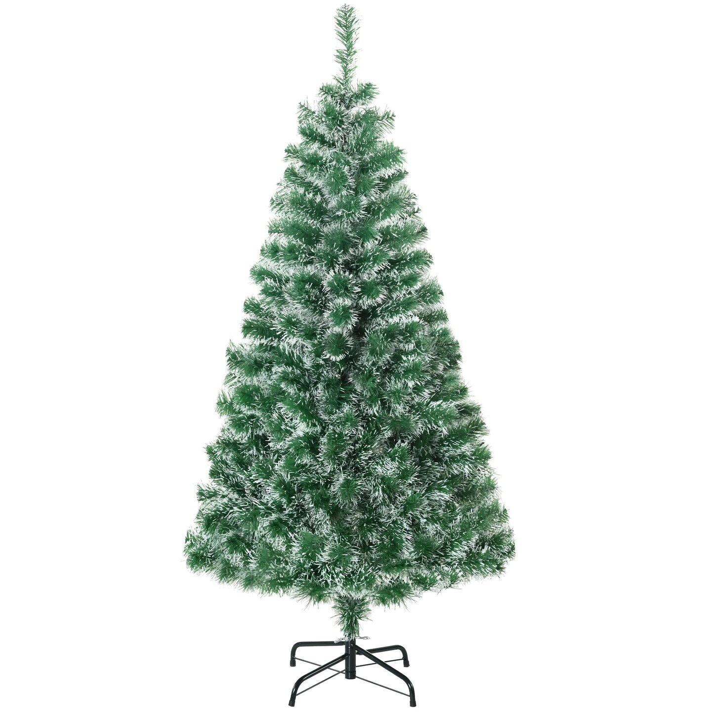 6FT Artificial Christmas Tree, 375 Tips, Metal Stand