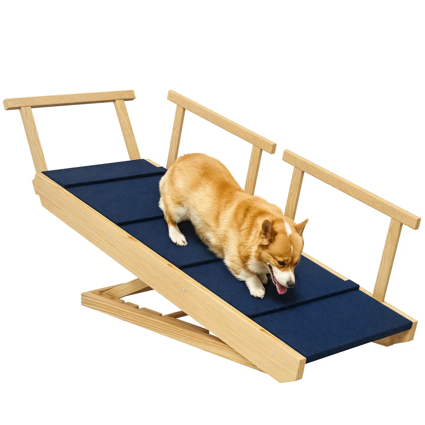 Adjustable Dog Stairs, Foldable Steps with Non-Slip Mat, for Small to Large Dogs Dog Stairs at Gallery Canada