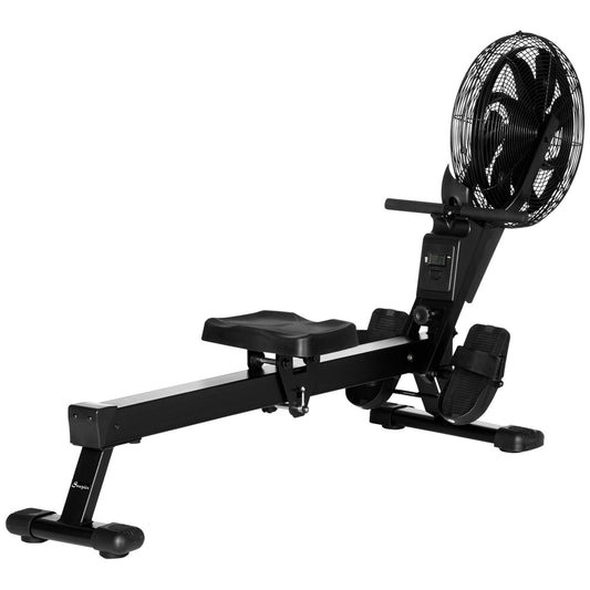 Air Rowing Machine, Foldable Rower with Digital Monitor &; Steel Frame for Gym or Home Use - Gallery Canada