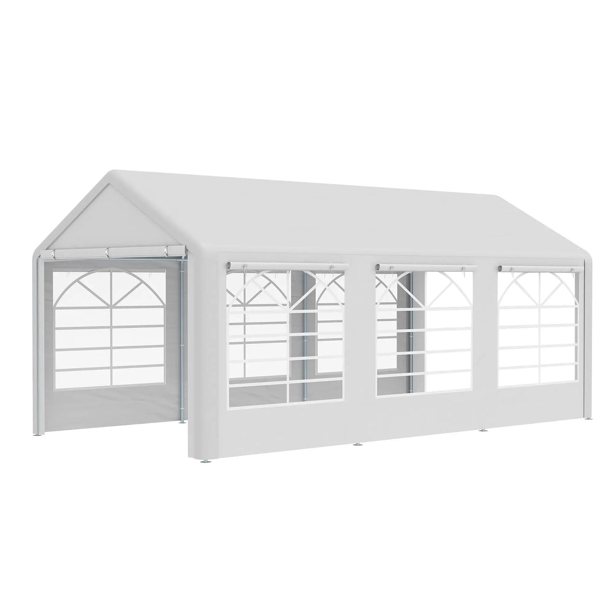 20' X 10' Heavy Duty Party Tent With Sidewalls, White Canopy Tents at Gallery Canada