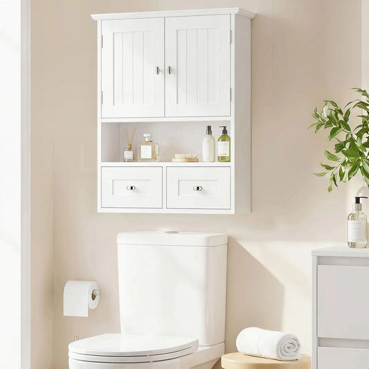 Bathroom Wall Cabinet, Medicine Cabinet, Over Toilet Storage, White Wall Mounted Cabinets White at Gallery Canada