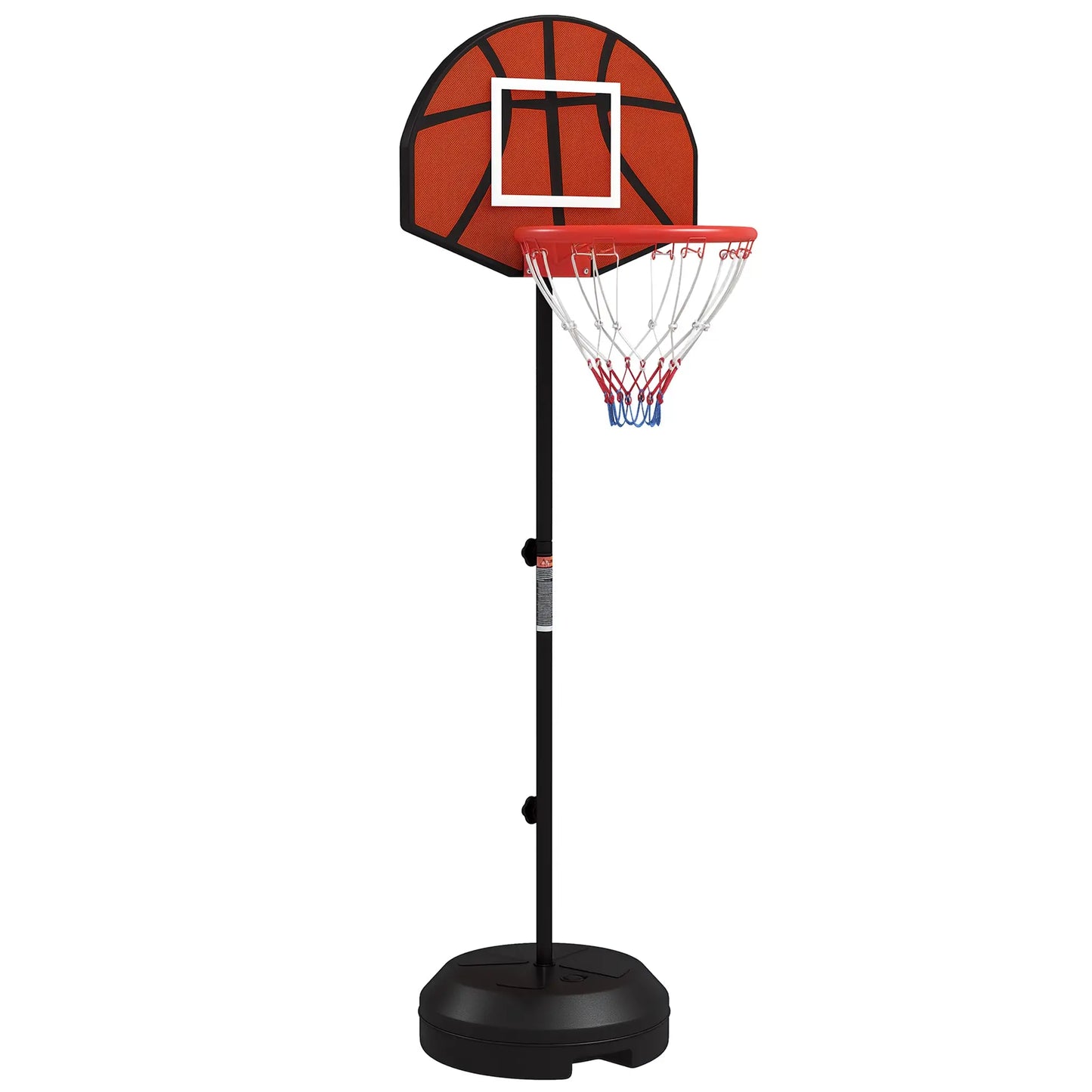 3-5ft Basketball Hoop with Magnetic Dartboard, 15" Backboard, Weighted Base Basketball at Gallery Canada