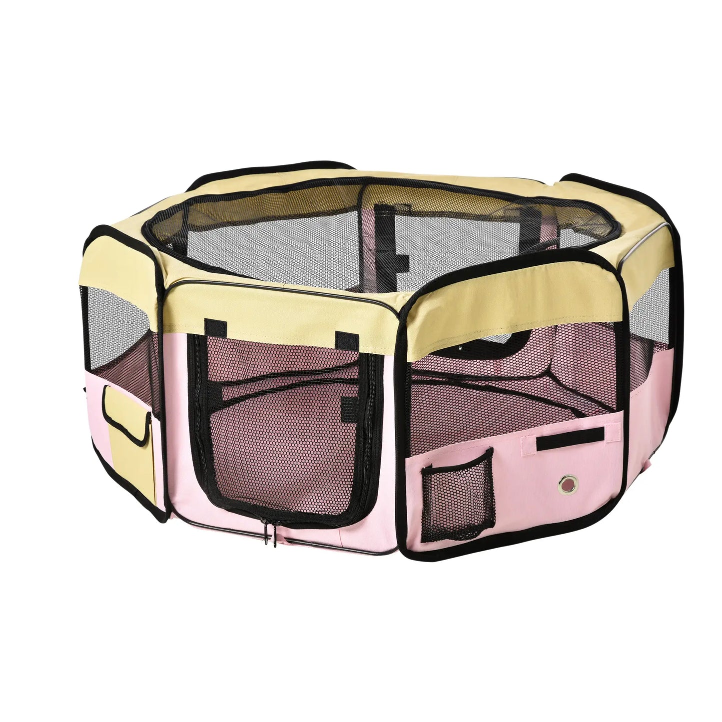 36-Inch Large Pet Playpen, Portable Dog Cat Cage, Carry Bag, Pink Houses, Kennels & Pens at Gallery Canada