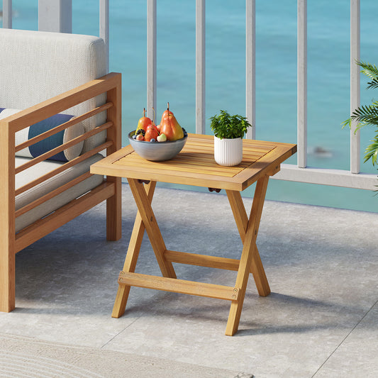 Outdoor Folding Side Table For Small Space And Garden Patio Coffee Tables Options at Gallery Canada