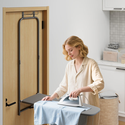 Over Door Ironing Board, Space Saving Metal Hanging, Gray Dryers Gray at Gallery Canada