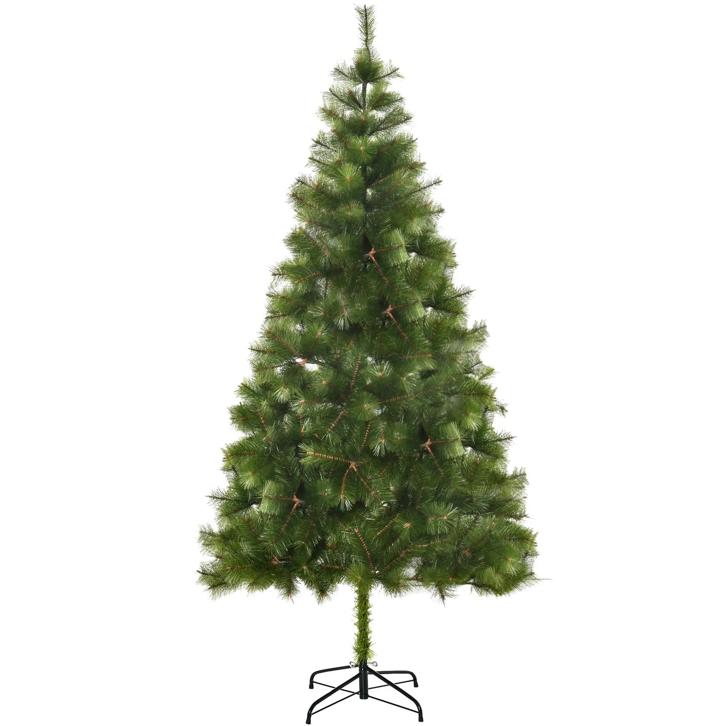7 FT Artificial Pine Christmas Tree, 505 Branches, Green Artificial Christmas Trees at Gallery Canada