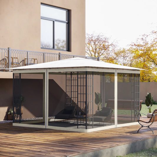 Replacement Mosquito Netting, 10' x 12', Black, White Gazebos Black, White at Gallery Canada