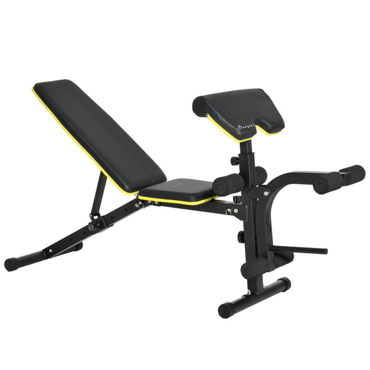 Adjustable Weight Bench, Sit Up Dumbbell Bench, Multi-Functional Purpose Hyper Extension Workout Bench with Adjustable Seat and Back Angle - Gallery Canada