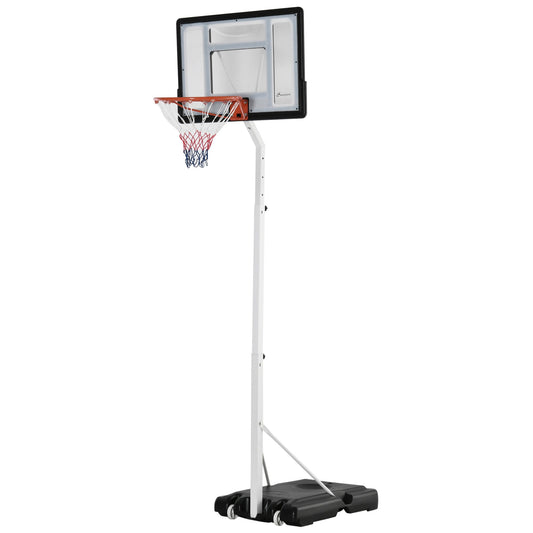Portable Basketball Hoop, 7ft-8.5ft Height Adjustable Basketball System with Wheels &; 35.5" Backboard for Youth Junior - Gallery Canada