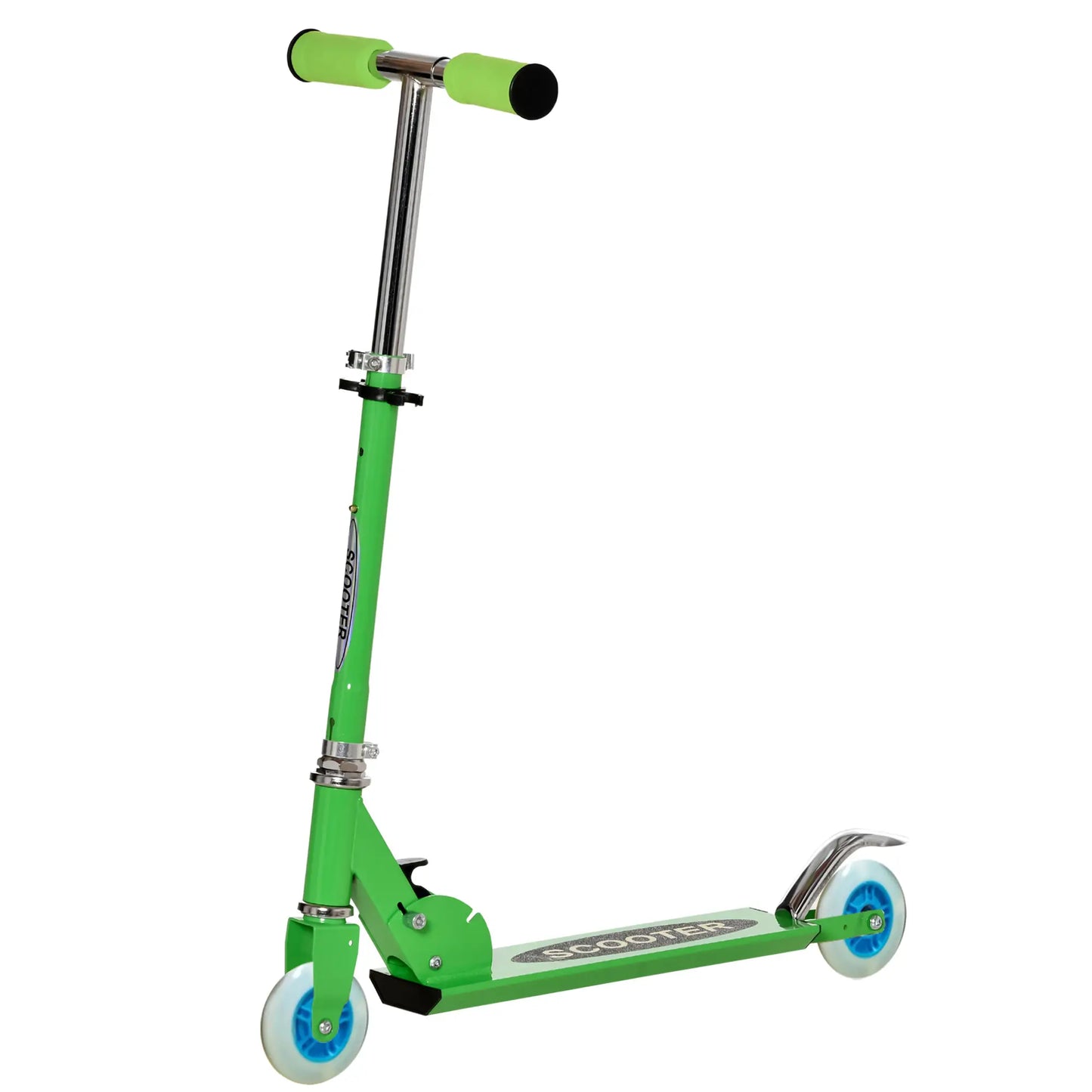 Adjustable Height Snow Scooter Sled for Kids, Over 7 Years, Green Snow Scooters at Gallery Canada