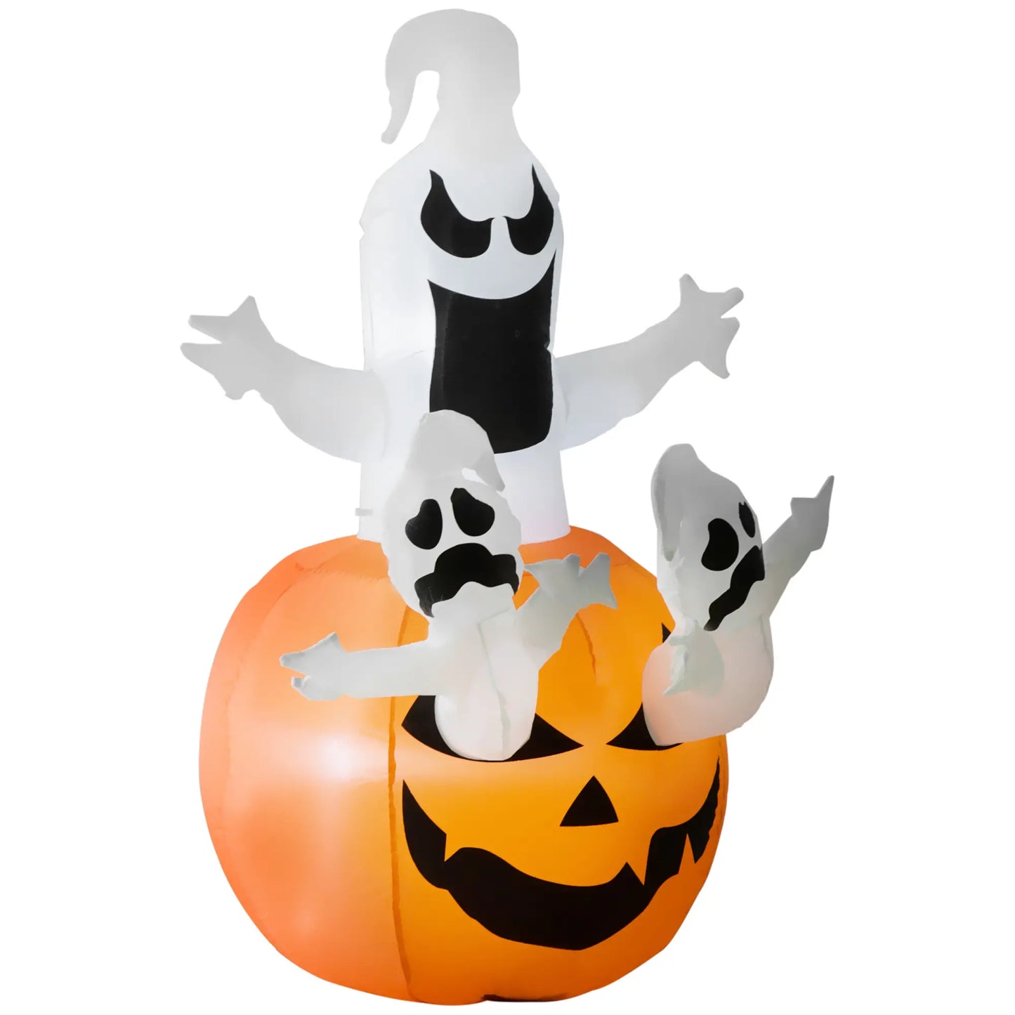 6FT Halloween Inflatable Jack-O-Lantern, Ghosts, LED Lights Halloween Decorations at Gallery Canada