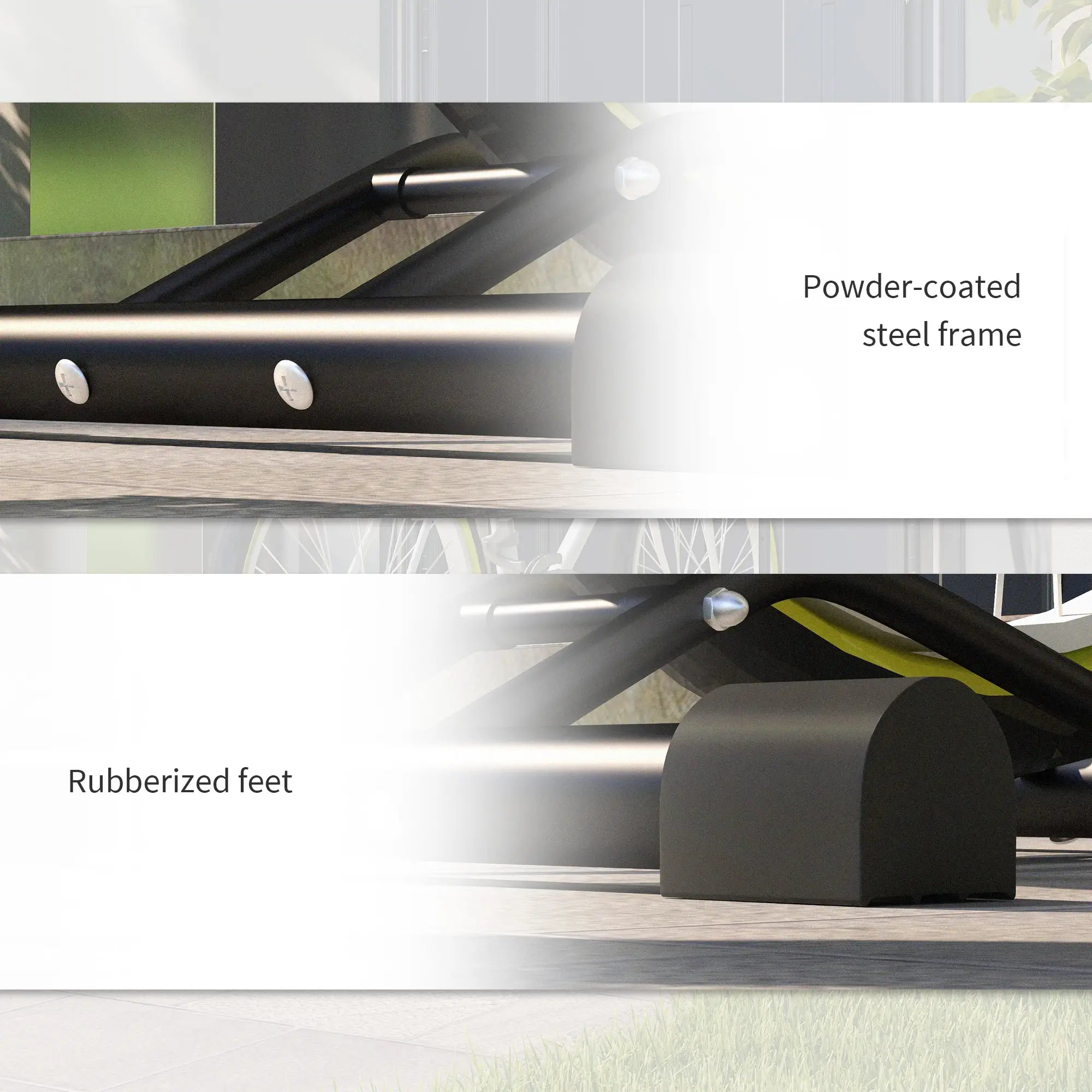 Vertical Horizontal Bike Rack, Adjustable Hooks, Fits 6