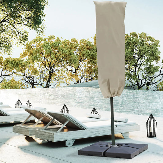 Garden Parasol Cover, Outdoor Cantilever Umbrella Cover, Khaki Umbrella Covers Khaki at Gallery Canada
