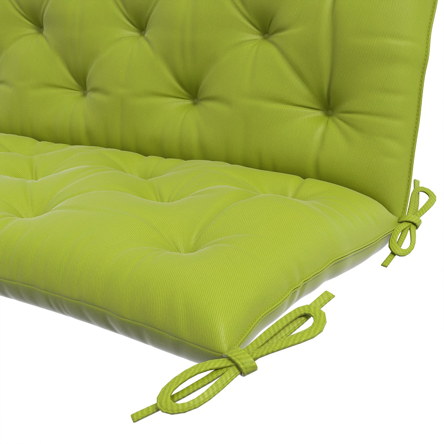 3-Seater Outdoor Bench Swing Chair Replacement Cushions for Patio Garden, Light Green at Gallery Canada