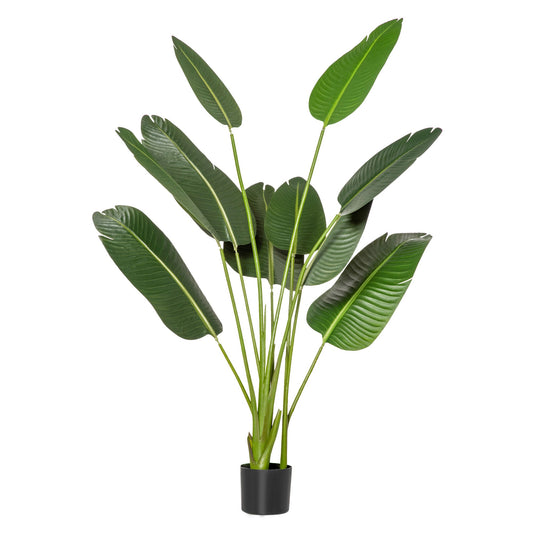 5FT Artificial Banana Tree Faux Decorative Plant in Nursery Pot for Indoor Outdoor Décor - Gallery Canada