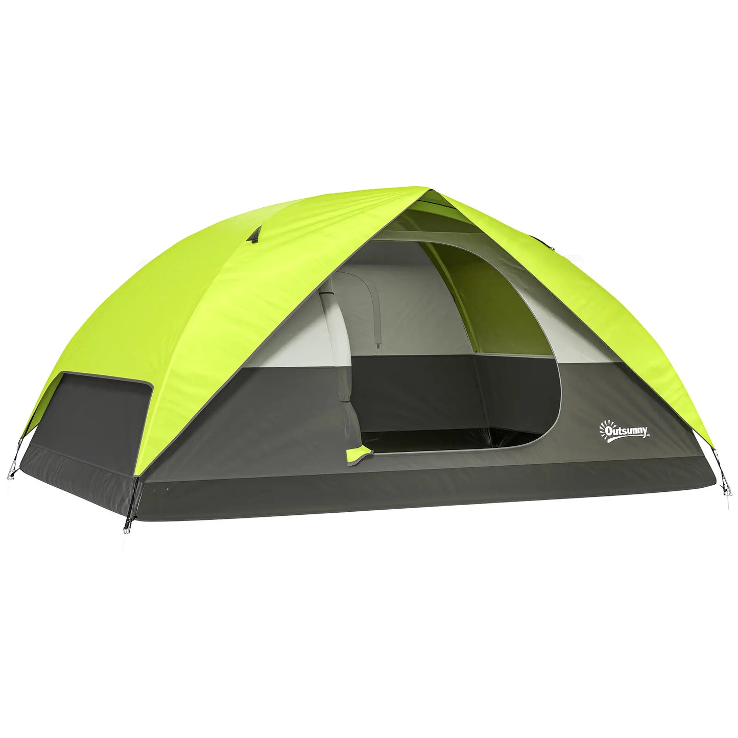 Pop Up Camping Tent, 3-4 Person, Waterproof Dome Tent, Mesh Window Camping Tents at Gallery Canada