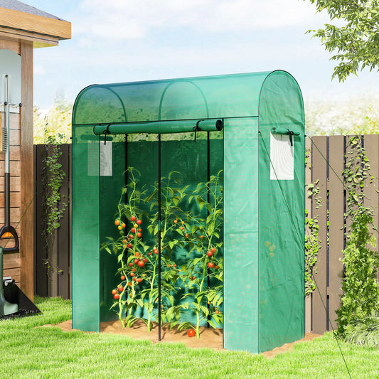 Mini Greenhouse, Portable Garden, 6' x 2' x 6.6', Green Portable Greenhouses Green at Gallery Canada