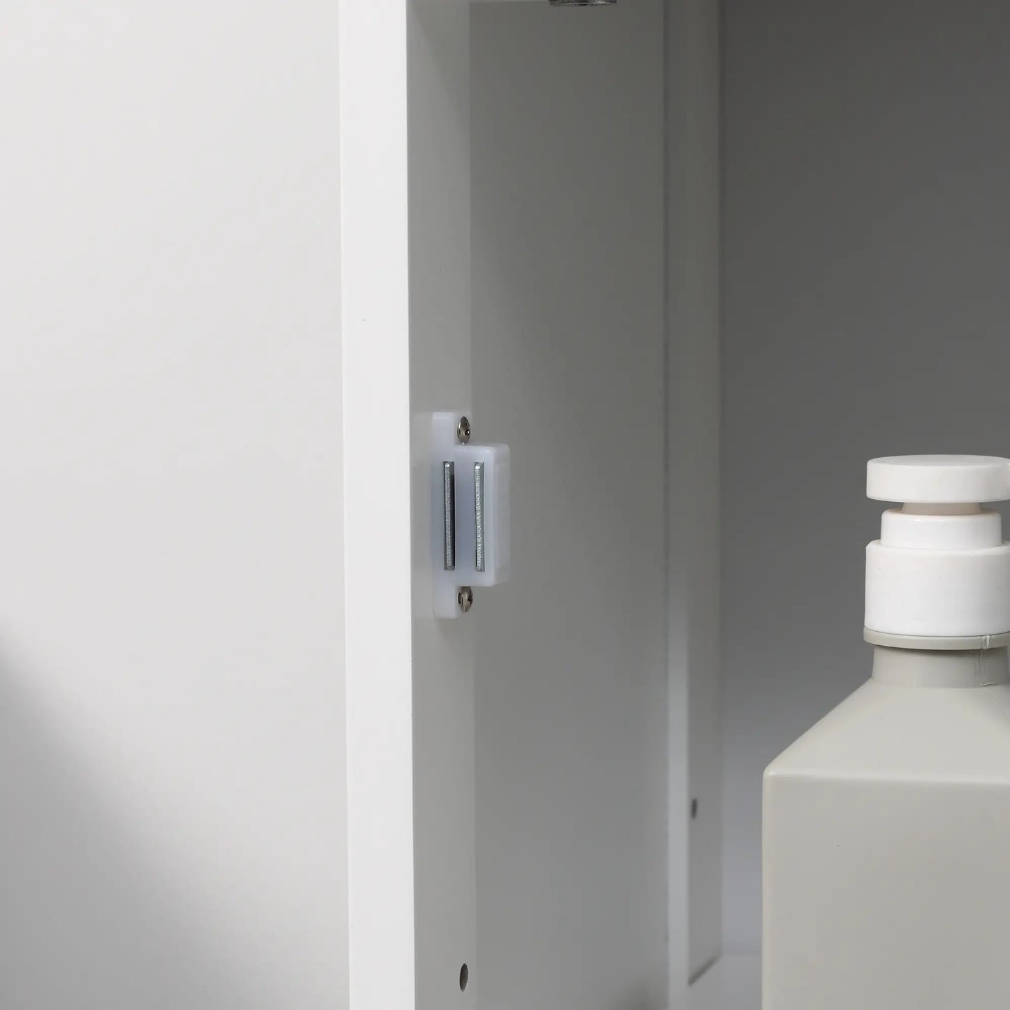 Tall Bathroom Storage Cabinet, 3 Tier Shelf with Drawer, White Bathroom Cabinets at Gallery Canada