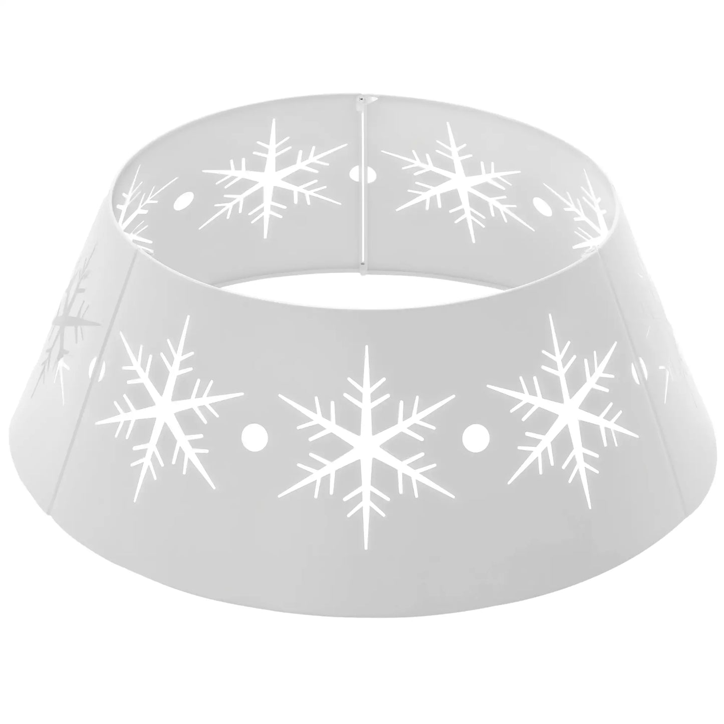 26" Christmas Tree Base Cover, Hollow Snowflake Patterns, White Christmas Trees at Gallery Canada