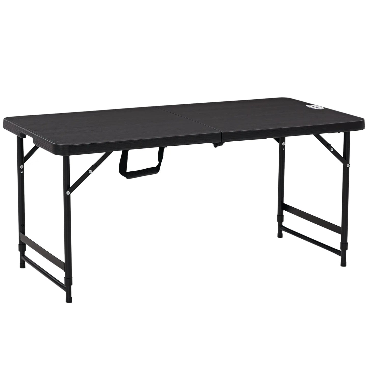 Foldable Patio Dining Table for 4, Adjustable Height, Dark Grey Patio Dinning Tables at Gallery Canada