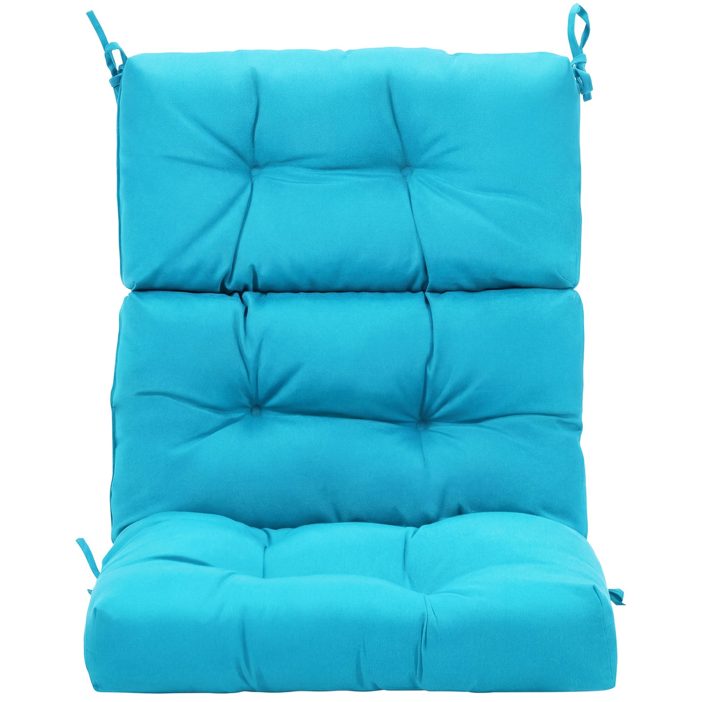 Set Of 2 High Back Chair Cushions, Turquoise Outdoor Furniture Accessories at Gallery Canada