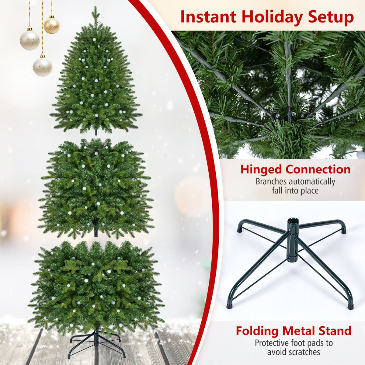 Smart Christmas Tree, 220 LED Lights, M, Green Christmas Tree at Gallery Canada