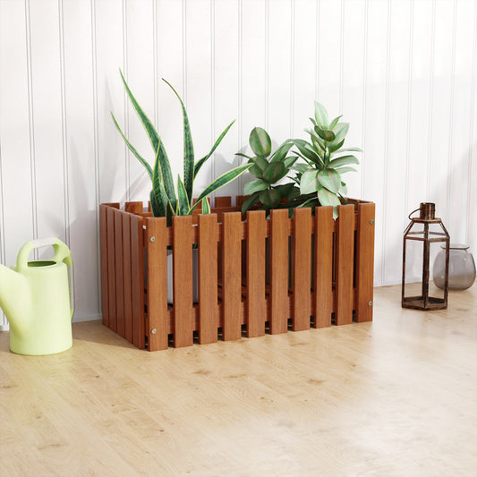 Solid Wood Raised Garden Bed, Natural Raised Garden Beds Natural at Gallery Canada
